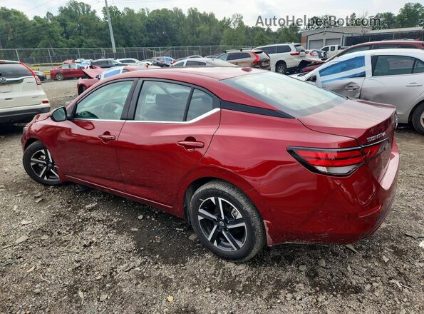 3N1AB8CV4RY210742 2024 NISSAN SENTRA Red Trasero izquierdo