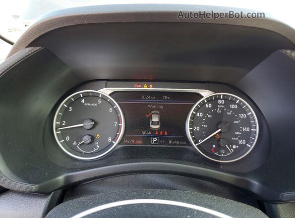 3N1AB8CV4RY254062 2024 NISSAN SENTRA Black Вид щитка приладів