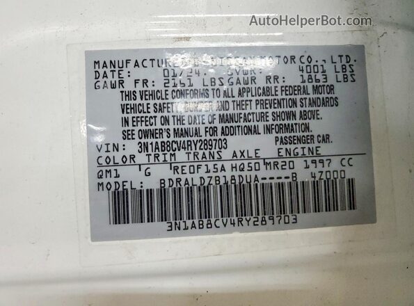3N1AB8CV4RY289703 2024 NISSAN SENTRA Белый Вид подкапотного пространства