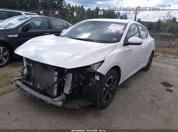 3N1AB8CV4RY329455 2024 NISSAN SENTRA Белый Передняя левая четверть