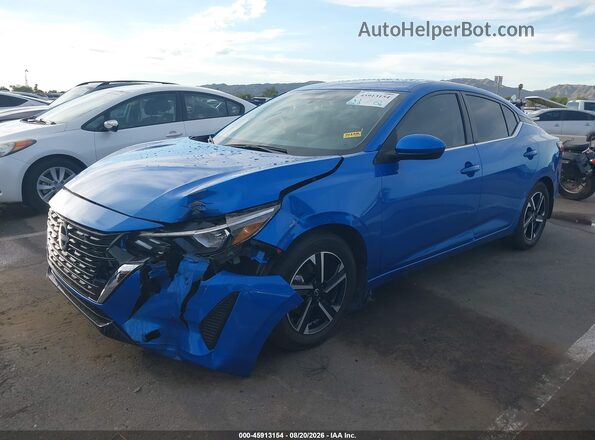 3N1AB8CV4RY380521 2024 NISSAN SENTRA Blue Przód lewy