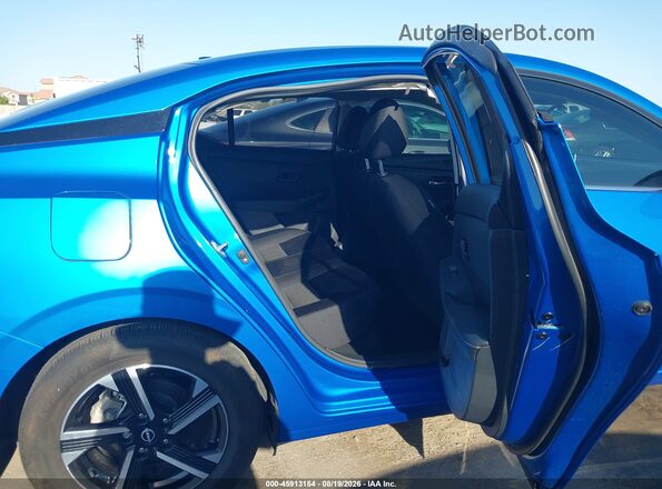 3N1AB8CV4RY380521 2024 NISSAN SENTRA Blue Widok naklejki z numerem VIN