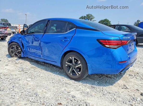 3N1AB8CV4RY384097 2024 NISSAN SENTRA Синий Задняя левая четверть