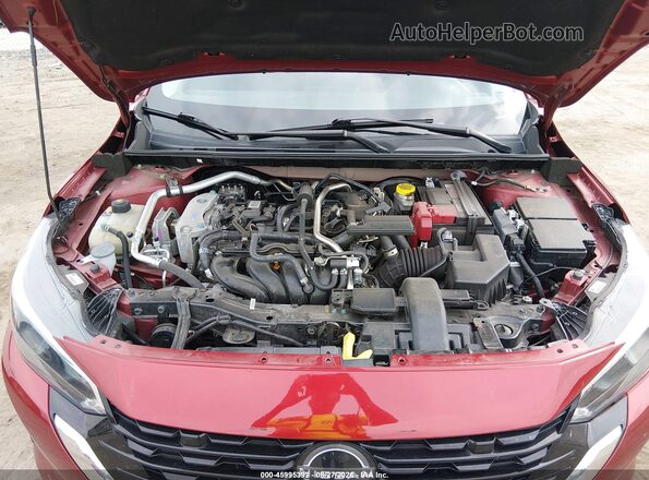 3N1AB8CV4SY286743 2025 NISSAN SENTRA Red Вид ззаду