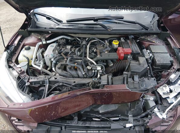 3N1AB8CV4SY322432 2025 NISSAN SENTRA Maroon Հետևի տեսք