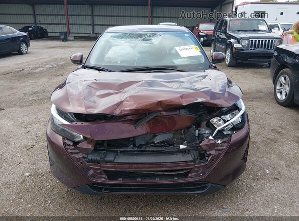 3N1AB8CV4SY322432 2025 NISSAN SENTRA Maroon Սալոնի հետևի տեսք