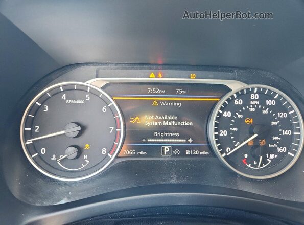 3N1AB8CV4SY336685 2025 NISSAN SENTRA Gray Вид щитка приладів