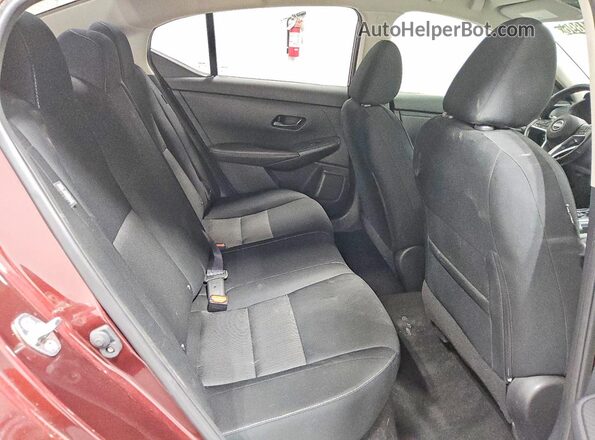 3N1AB8CV4SY346844 2025 NISSAN SENTRA Burgundy Widok tylnych siedzeń