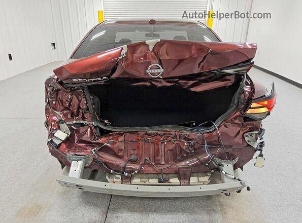 3N1AB8CV4SY346844 2025 NISSAN SENTRA Burgundy Widok z tyłu