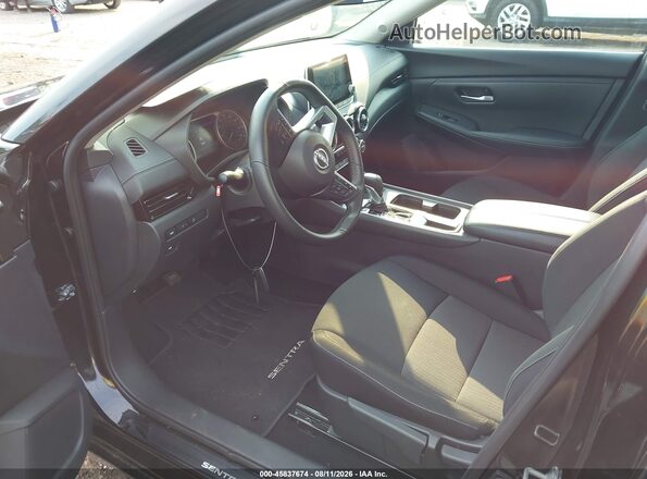 3N1AB8CV4SY352465 2025 NISSAN SENTRA Black Front interior view