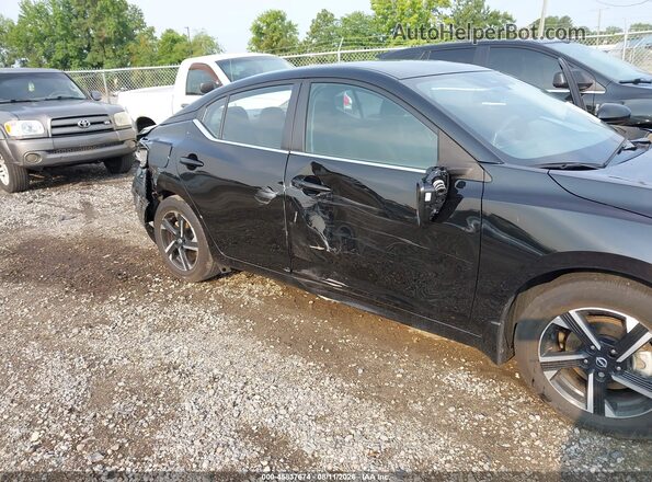 3N1AB8CV4SY352465 2025 NISSAN SENTRA Black Front view