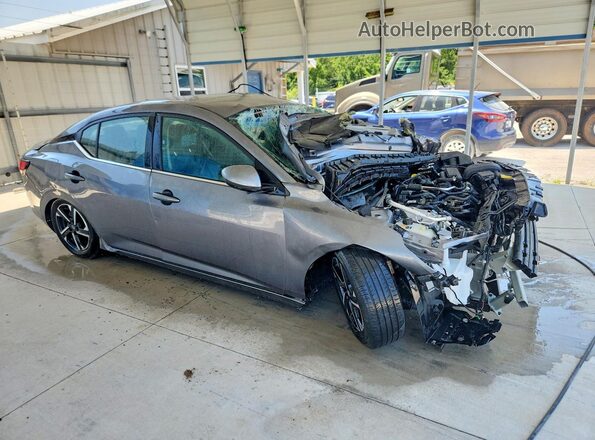 3N1AB8CV4SY378385 2025 NISSAN SENTRA Серый Передняя правая четверть