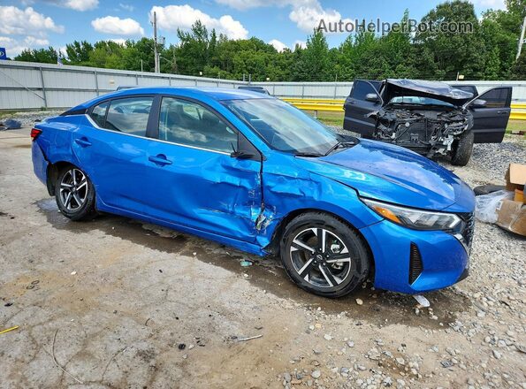 3N1AB8CV4SY380587 2025 NISSAN SENTRA Blue Delantero derecho