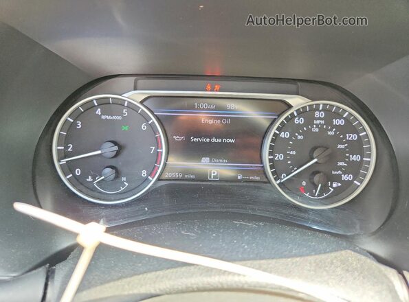 3N1AB8CV4SY380587 2025 NISSAN SENTRA Blue Vista del cuadro de instrumentos