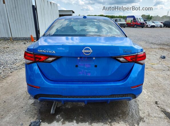 3N1AB8CV4SY380587 2025 NISSAN SENTRA Blue Vista trasera