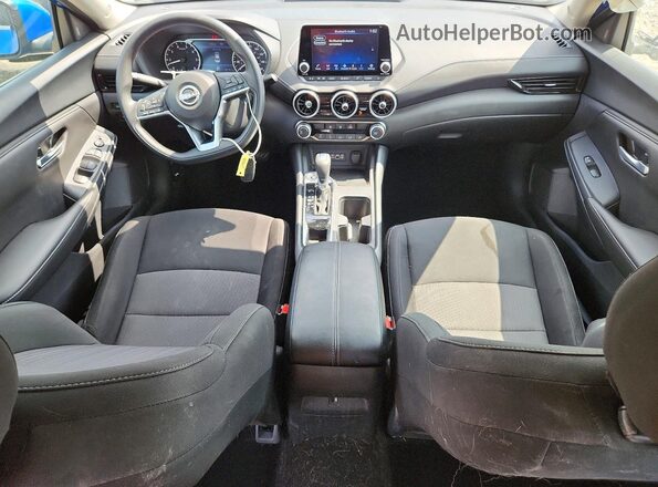 3N1AB8CV4SY380587 2025 NISSAN SENTRA Blue Vista del salpicadero