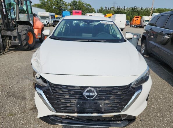3N1AB8CV4SY382680 2025 NISSAN SENTRA White Widok naklejki z numerem VIN