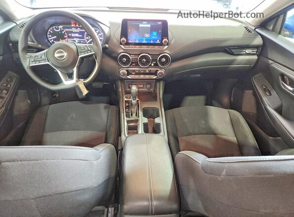3N1AB8CV4SY385918 2025 NISSAN SENTRA Blue წინა პანელის ხედი