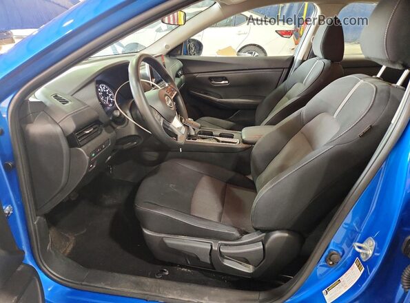 3N1AB8CV4SY385918 2025 NISSAN SENTRA Blue წინა სალონის ხედი