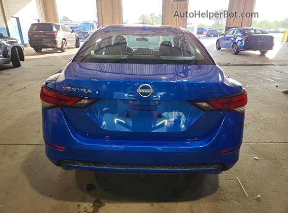 3N1AB8CV4SY385918 2025 NISSAN SENTRA Blue უკანა ხედი