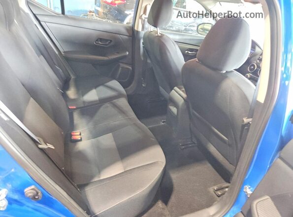 3N1AB8CV4SY385918 2025 NISSAN SENTRA Blue უკანა სავარძლების ხედი