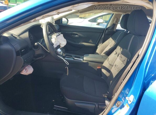 3N1AB8CV4SY389760 2025 NISSAN SENTRA Blue Widok wnętrza z przodu