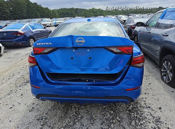 3N1AB8CV4SY389760 2025 NISSAN SENTRA Blue Widok z tyłu