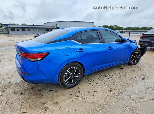 3N1AB8CV4SY395977 2025 NISSAN SENTRA Blue Trasero derecho