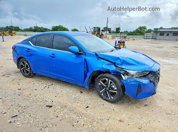 3N1AB8CV4SY395977 2025 NISSAN SENTRA Blue Delantero derecho