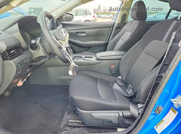 3N1AB8CV4SY395977 2025 NISSAN SENTRA Blue Vista interior delantera