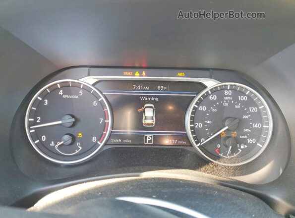 3N1AB8CV4SY418593 2025 NISSAN SENTRA Gray ხელსაწყოთა პანელის ხედი
