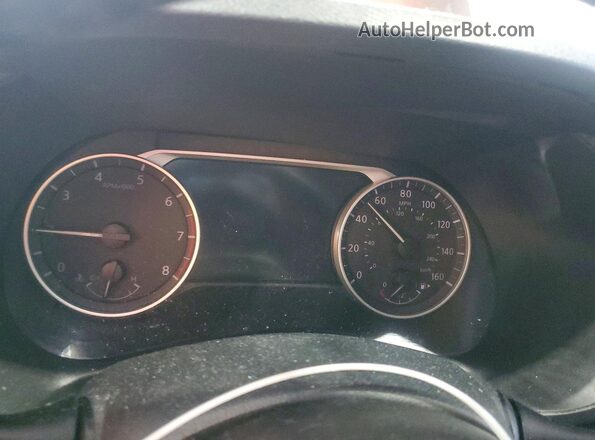 3N1AB8CV5MY222357 2021 NISSAN SENTRA Красный Вид щитка приборов