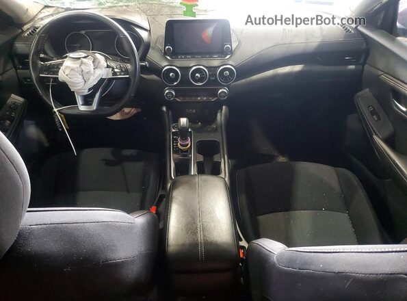 3N1AB8CV5MY222357 2021 NISSAN SENTRA Красный Вид панели приборов