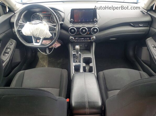 3N1AB8CV5MY223685 2021 NISSAN SENTRA Синий Вид панели приборов