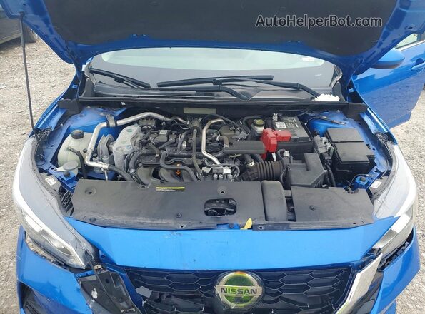 3N1AB8CV5MY223685 2021 NISSAN SENTRA Синий Вид задней части салона