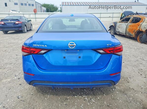 3N1AB8CV5MY223685 2021 NISSAN SENTRA Синий Вид сзади
