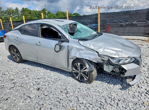 3N1AB8CV5MY225601 2021 NISSAN SENTRA Silver Передня права чверть