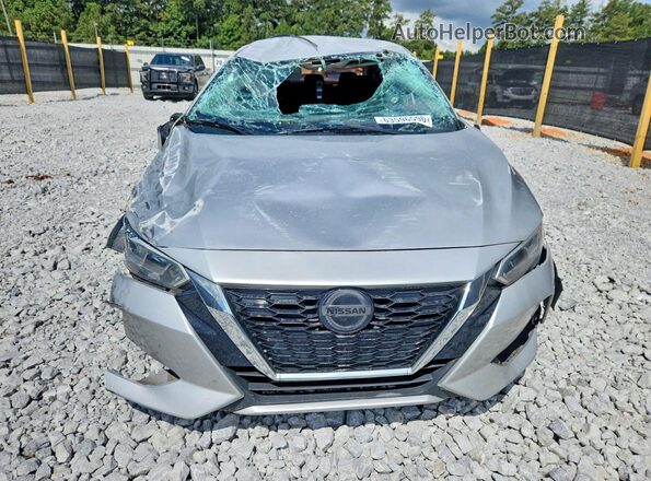 3N1AB8CV5MY225601 2021 NISSAN SENTRA Silver Вид спереду