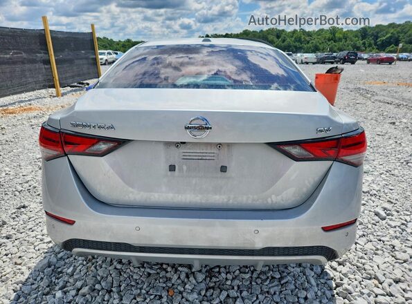 3N1AB8CV5MY225601 2021 NISSAN SENTRA Silver Вид ззаду