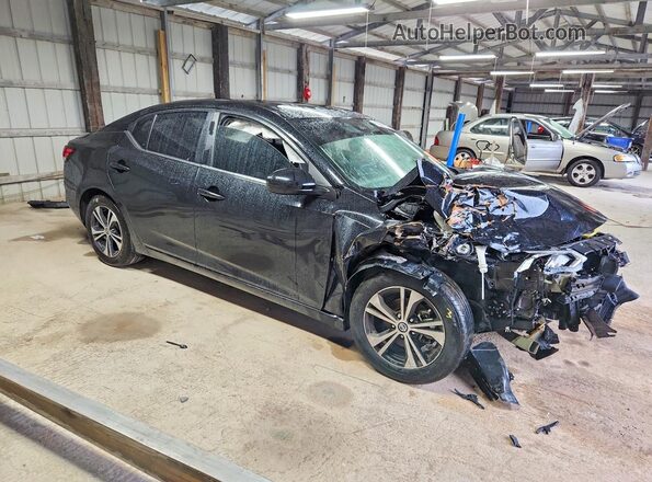 3N1AB8CV5MY235545 2021 NISSAN SENTRA Black Front right