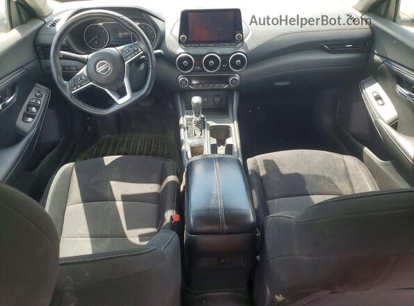 3N1AB8CV5MY239580 2021 NISSAN SENTRA White Вид панелі приладів