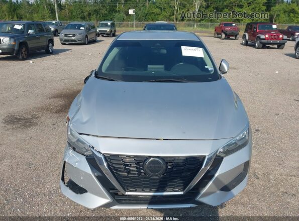 3N1AB8CV5MY249428 2021 NISSAN SENTRA Silver Սարքավորումների վահանակի տեսք