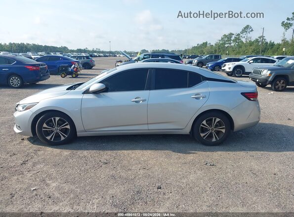 3N1AB8CV5MY249428 2021 NISSAN SENTRA Silver Սալոնի 360 աստիճան տեսք