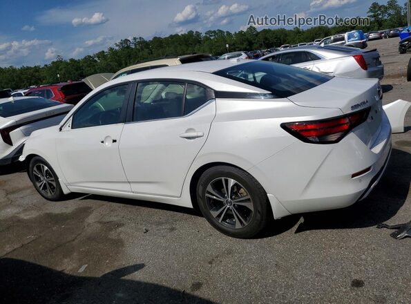 3N1AB8CV5MY279836 2021 NISSAN SENTRA White Trasero izquierdo