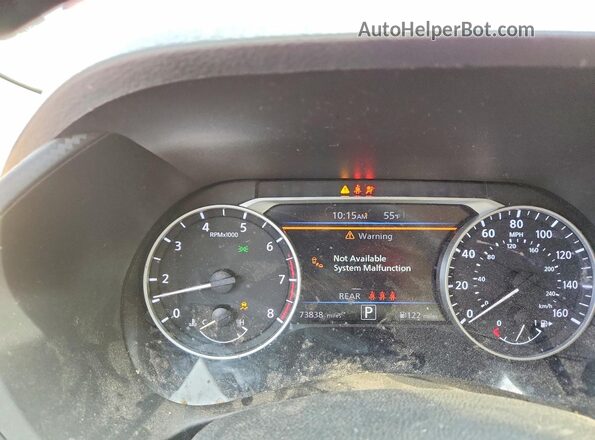 3N1AB8CV5MY284020 2021 NISSAN SENTRA Maroon Widok zestawu wskaźników