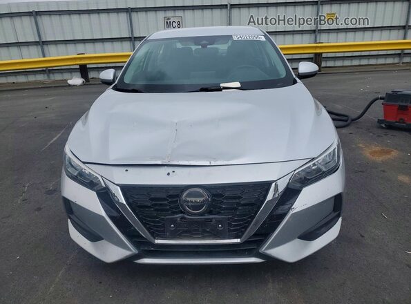 3N1AB8CV5MY294689 2021 NISSAN SENTRA Серебряный Вид спереди