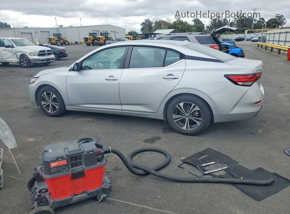 3N1AB8CV5MY294689 2021 NISSAN SENTRA Серебряный Задняя левая четверть