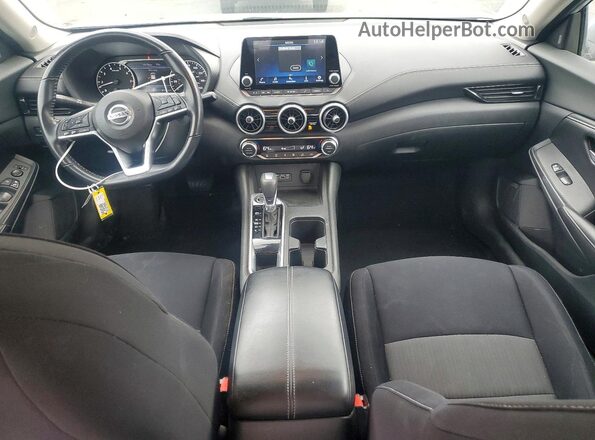 3N1AB8CV5MY294689 2021 NISSAN SENTRA Серебряный Вид панели приборов