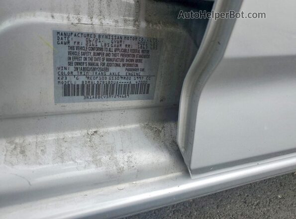 3N1AB8CV5MY294689 2021 NISSAN SENTRA Серебряный Вид подкапотного пространства