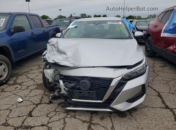 3N1AB8CV5MY308591 2021 NISSAN SENTRA Silver Vista frontal